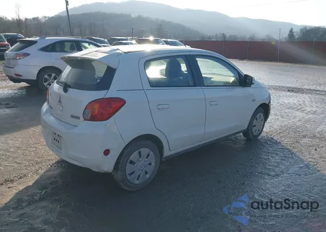 2014 Mitsubishi Mirage De from USA, damaged, VIN ML32A3HJ1EH023545